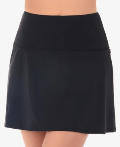 Miraclesuit Fit & Flare Swim Skirt In Black