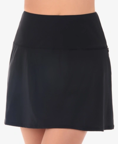 Miraclesuit Fit And Flair Swim Skirt In Black