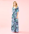 Lilly Pulitzer Parigi Maxi Dress In Multi Beak Calm Carry On Engineered Maxi Dress