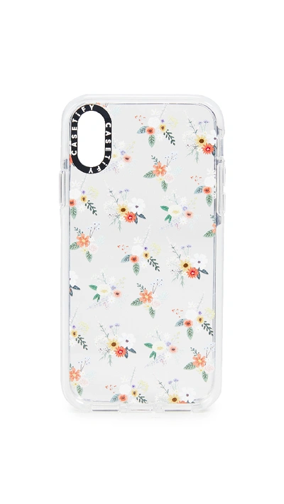 Casetify Floral Allie Alpine Iphone X/xs Case In Multi