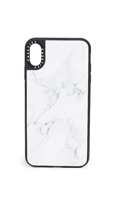 Casetify Marble Iphone Xs Max Case In White Marble