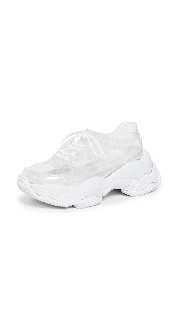 clear platform sneakers