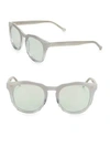 Colors In Optics Barbarella 50mm Round Sunglasses In Grey