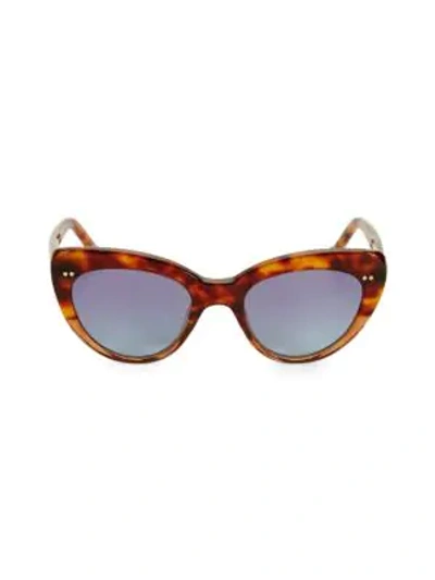 Colors In Optics Lolitaii 51mm Cat Eye Sunglasses In Tortoise Brown
