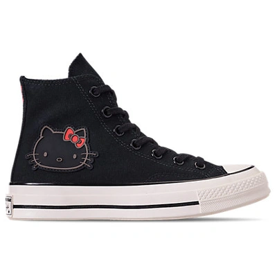 Converse Women's X Hello Kitty Chuck Taylor 70 High Top Casual Shoes, Black - Size 6.0