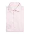 Eton Contemporary Fit Signature Twill Dress Shirt In Pink
