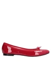 Repetto Ballet Flats In Red