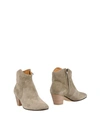 Isabel Marant Étoile Ankle Boot In Khaki