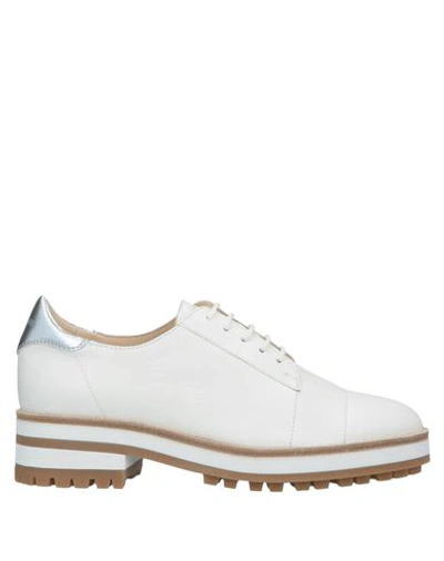 Jil Sander Lace-up Shoes In Ivory