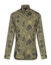 Patrizia Pepe Patterned Shirt In Military Green