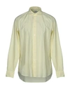 Peuterey Solid Color Shirt In Light Yellow