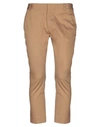 Dsquared2 Cropped Pants In Camel