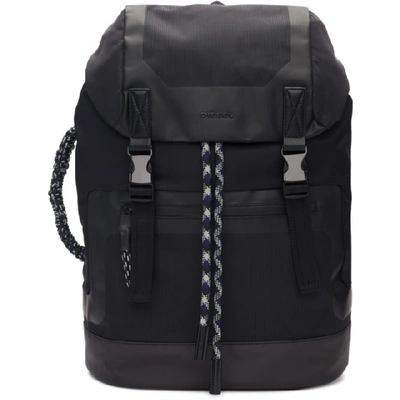 Diesel Black Suse Backpack In H1669 Black