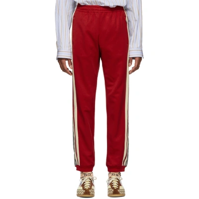 Gucci Red Oversized Gg Lounge Pants In 6116 Redgar
