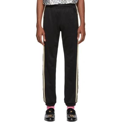 Gucci Black Oversized Gg Lounge Pants In 1093 Black