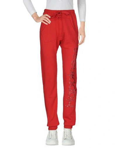 Happiness Casual Pants In Red