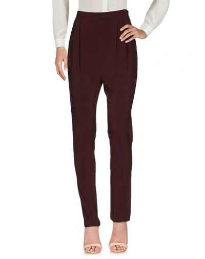 Manila Grace Casual Pants In Red