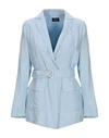 Armani Jeans Blazer In Sky Blue