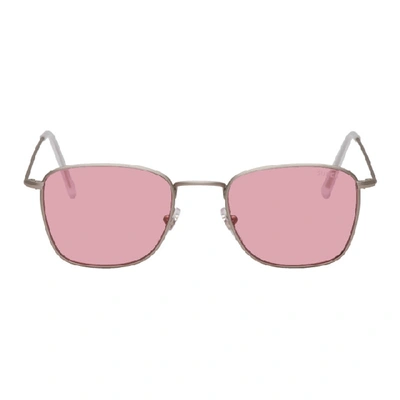 Super Silver And Pink Strand Sunglasses In Pinkslvmat