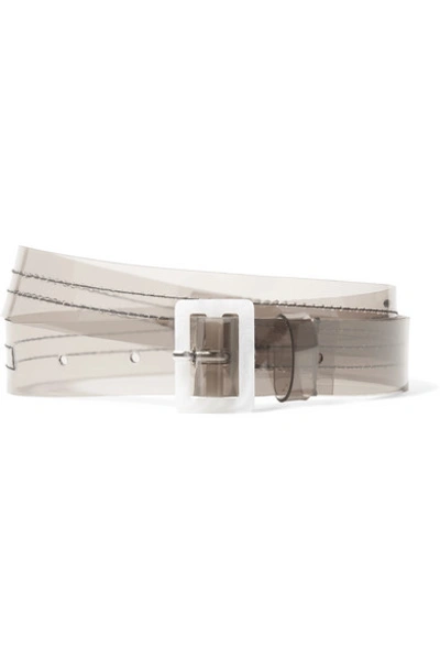 Tibi Pvc Waist Belt In Clear