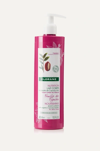 Klorane Fig Leaf Body Lotion With Cupuaçu Butter, 400ml In Colorless