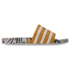 Adidas Originals Women's Adilette Slide Sandals, Brown