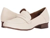 Clarks , White Leather