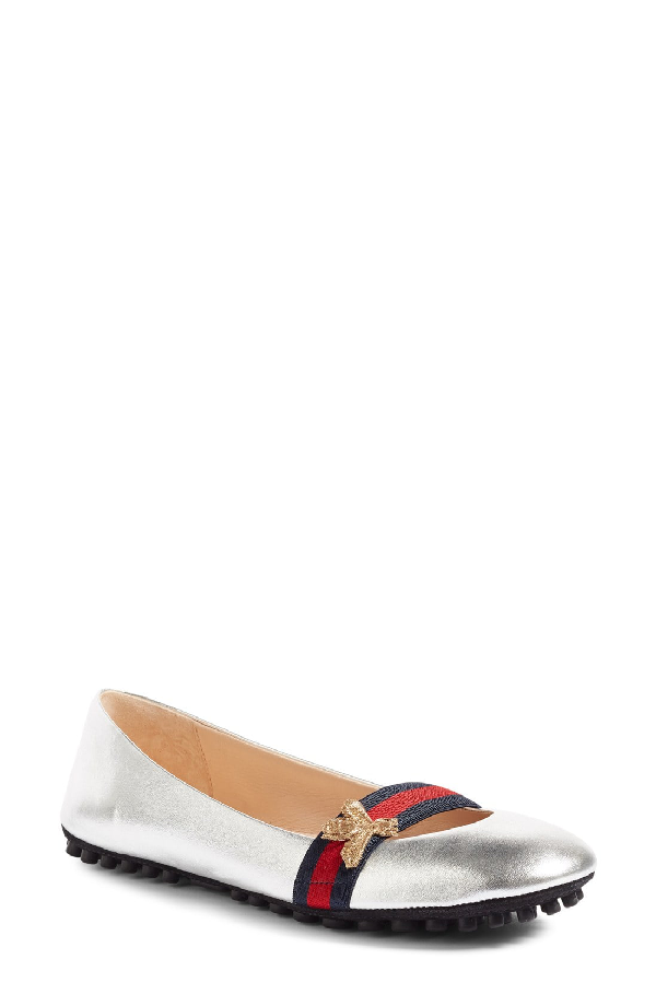 gucci bayadere ballet flats