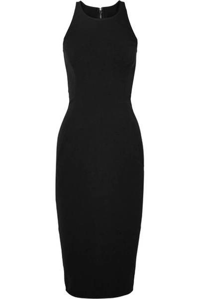 Rick Owens Cotton-blend Cady Dress In Black