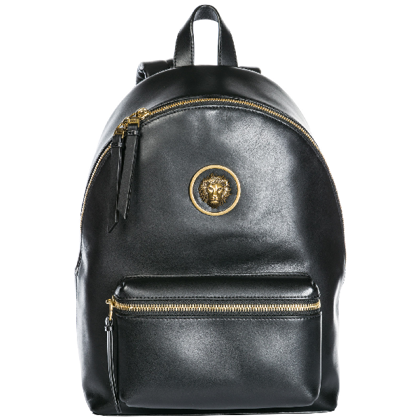 versace black backpack women's