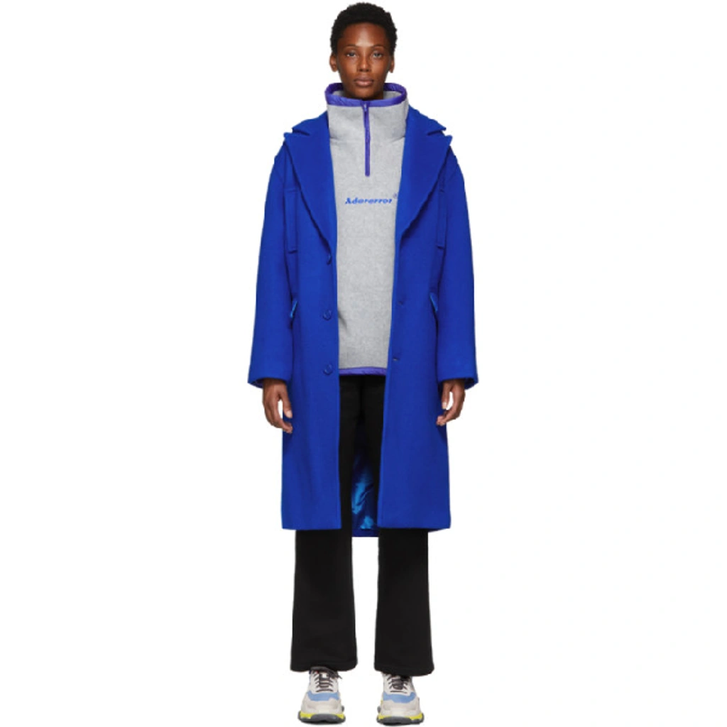 小物 ADERERROR Albert else muffler blue Ader Error Blue 'ader Muffler' Albert Scarf | ModeSens
