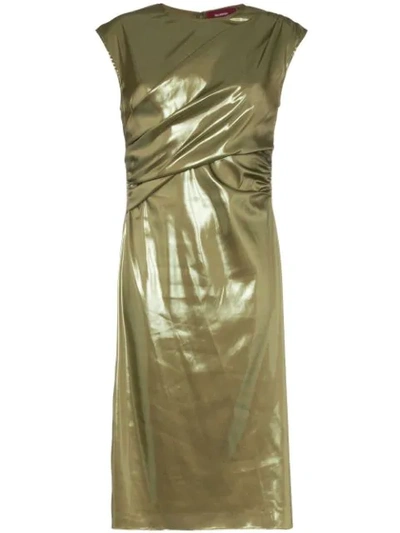 sies marjan green dress Women's Sies Marjan High/low Satin Dress, Size 6