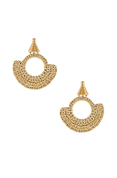 Lucy Folk Memphis Milano Earrings In Gold