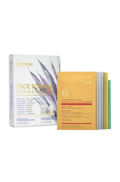 Karuna Face For All Face & Eye Mask Set In N,a