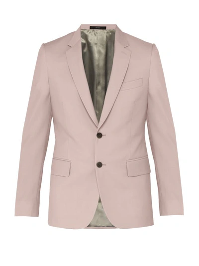 Paul Smith Soho Tailored Wool-blend Suit Jacket In Pink
