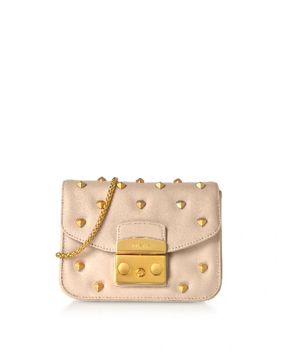 Furla Metropolis Amoris Mini Crossbody Bag In Dalia