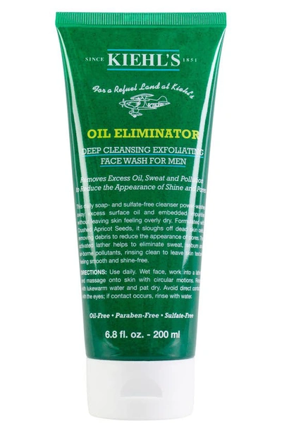 Kiehl's Since 1851 1851 Oil Eliminator Deep Cleansing Exfoliating Face Wash For Men 6.8 Oz. In White