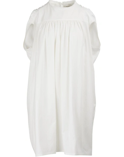 Atlantique Ascoli Celeste Dress In Natural/white