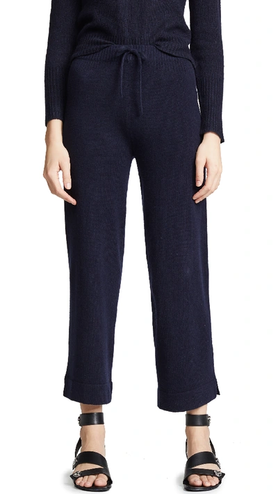 M.patmos Didion Cashmere Pants In Navy