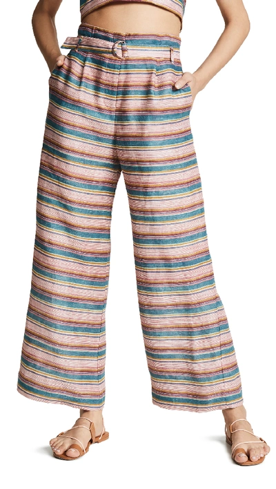 6 Shore Road Stripe Pants In Multi Stripe