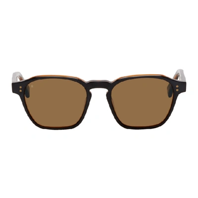 Raen Aren 50mm Sunglasses - Black/ Tan/ Brown In Blk Tan Brn