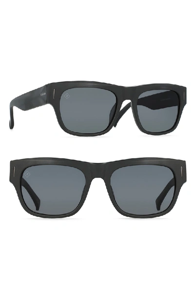Raen Lenny 55mm Polarized Sunglasses - Matte Black/ Black
