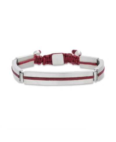 Ben Sherman Adjustable Men's Bracelet In Red
