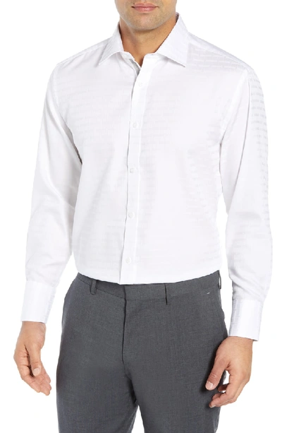 English Laundry Regular Fit Solid Dress Shirt In White