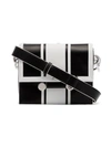 Marni Caddy Racing Stripe Leather Shoulder Bag - Black