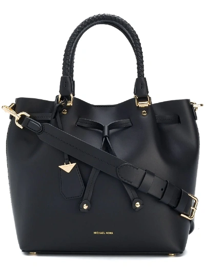 Michael Michael Kors Michael Kors Ladies Black Blakely Leather Bucket Bag