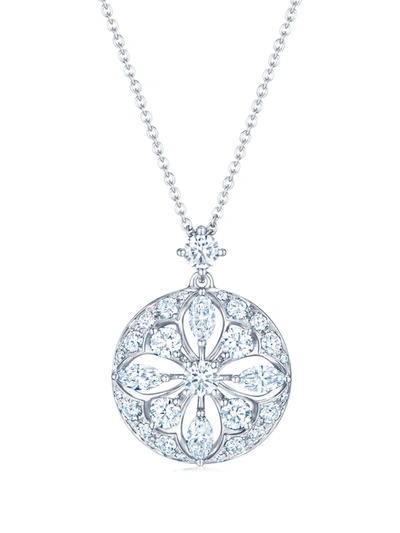 Kwiat 18kt White Gold Star Diamond Pendant Necklace