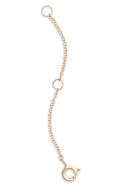 Ef Collection Necklace Extender In Yellow Gold