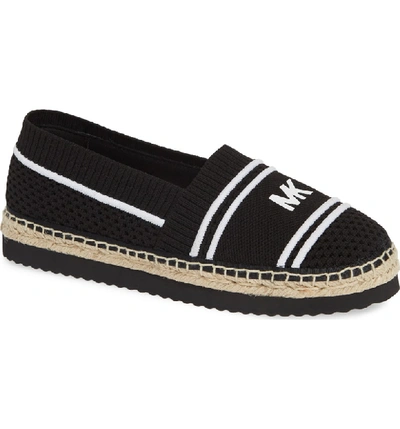 Michael Michael Kors Raya Espadrille In Black Fabric