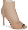 Charles By Charles David Reece Open Toe Bootie In Taupe